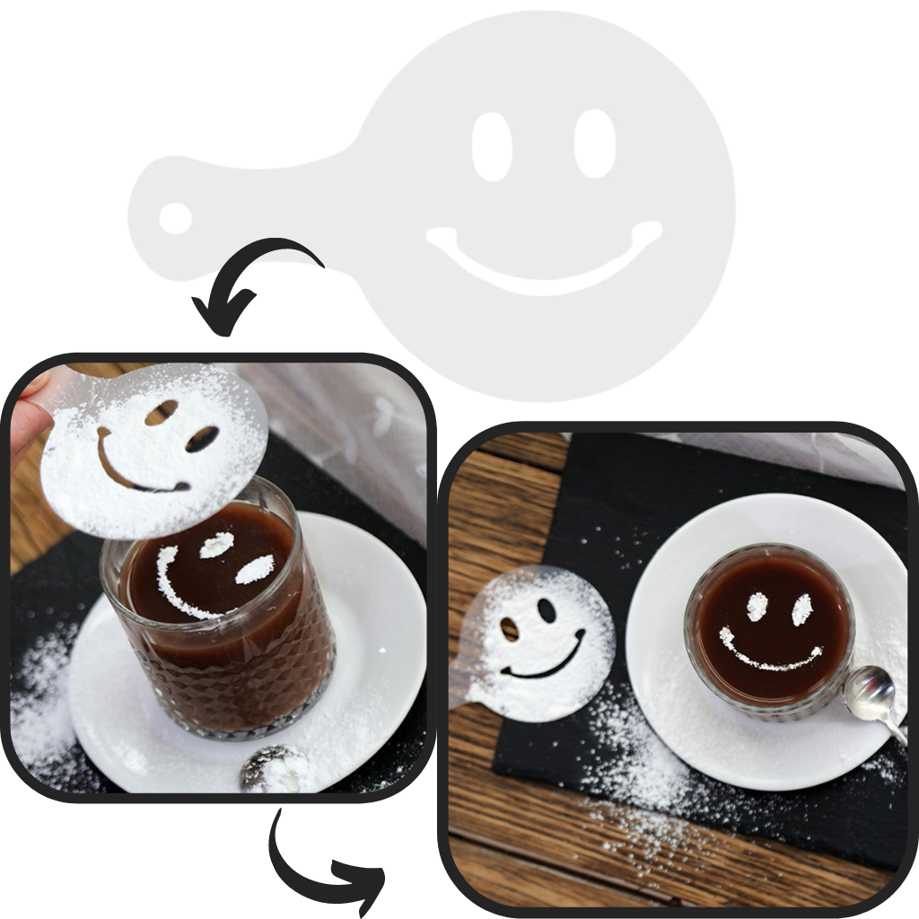 Coffee Stencils (16 Pcs)