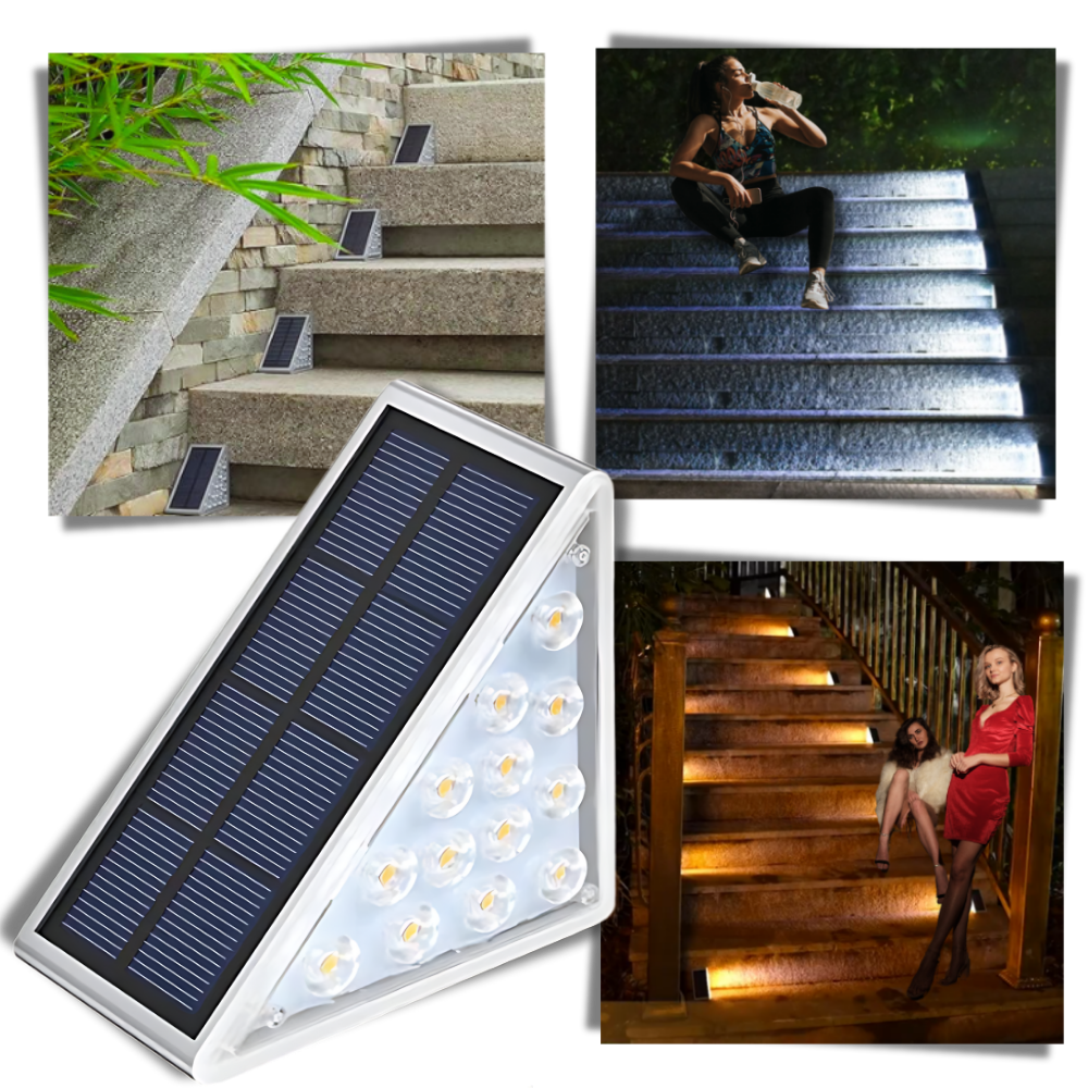 Waterproof Solar Step Lights - Ozerty
