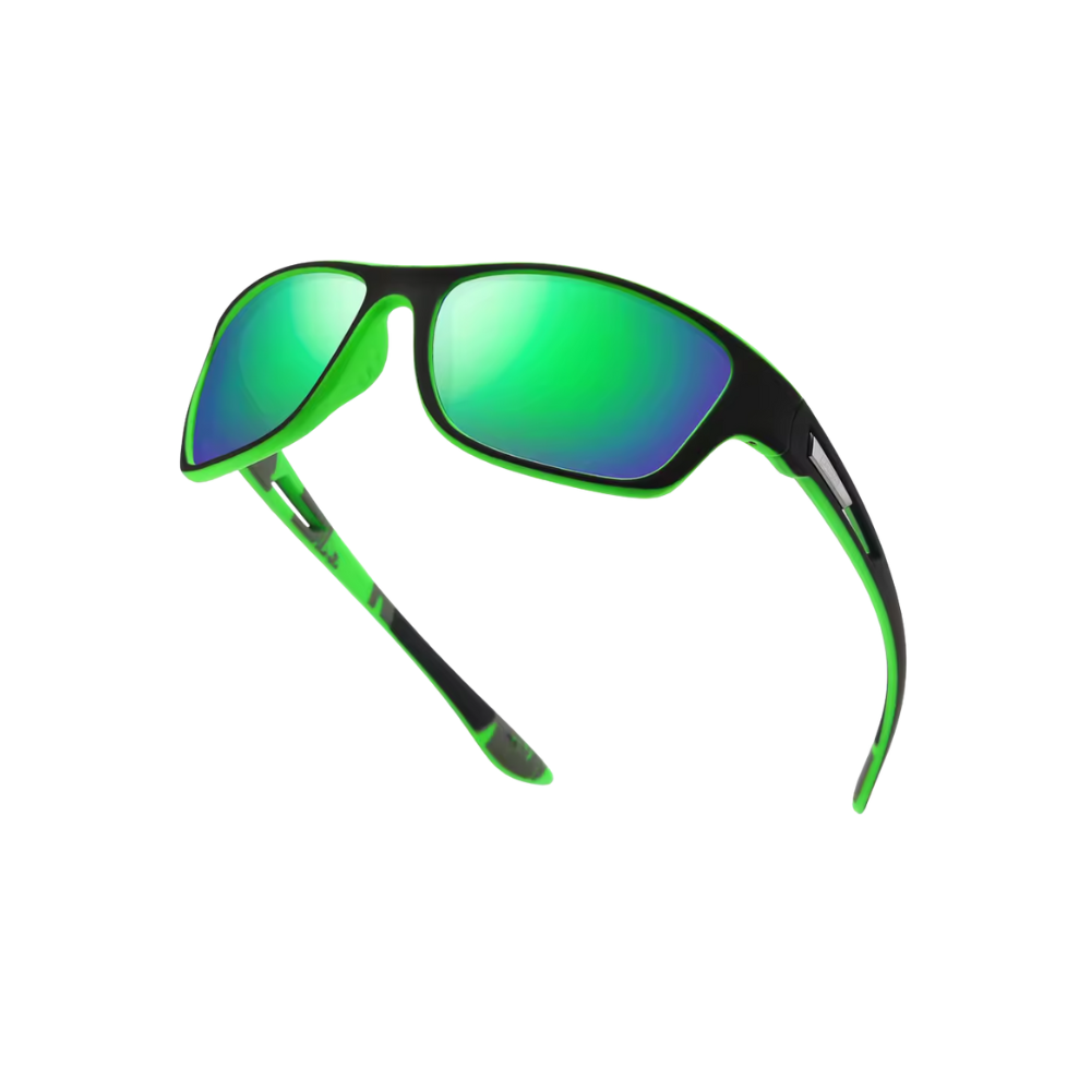 Glare Guard Pro Sunglasses  -Black & Green - Ozerty